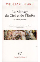 LE MARIAGE DU CIEL ET DE L-ENFER ET AUTRES POEMES