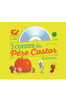 3 contes du Père Castor d'animaux (+ CD)