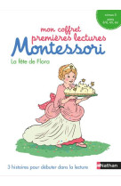 MON COFFRET PREMIERES LECTURES MONTESSORI : LA FETE DE FLORA - NIVEAU 2 - VOL07