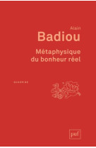 METAPHYSIQUE DU BONHEUR REEL