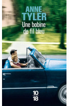 UNE BOBINE DE FIL BLEU