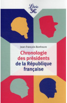 CHRONOLOGIE DES PRESIDENTS DE LA REPUBLIQUE FRANCAISE