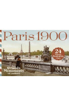 Paris 1900 - Les grands monuments en couleurs cartes