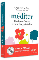 COFFRET MEDITER+ DVD - UN CHANT D-AMOUR SUR UNE FLEUR JUSTE ECLOSE