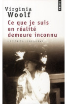 CE QUE JE SUIS EN REALITE DEMEURE INCONNU - LETTRES (1901-1941)