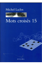 MOTS CROISES 15