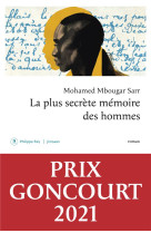 LA PLUS SECRETE MEMOIRE DES HOMMES