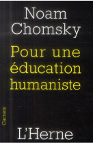 Pour une education humaniste