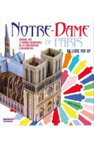 NOTRE DAME DE PARIS - UN LIVRE POP-UP - HISTOIRE, ART ET GRANDS EVENEMENTS DE LA CONSTRUCTION A AUJO