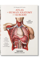 BOURGERY. ATLAS OF HUMAN ANATOMY AND SURGERY - EDITION MULTILINGUE