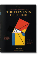 OLIVER BYRNE. THE FIRST SIX BOOKS OF THE ELEMENTS OF EUCLID - EDITION MULTILINGUE