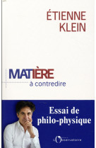 Matière à contredire