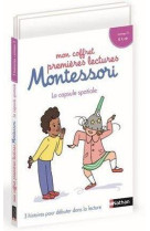 COFRRET 1ERES LECTURE MONTESSORI NIV 3 - LA CAPSULE SPATIALE - VOL09