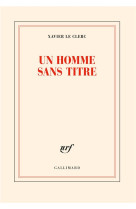 UN HOMME SANS TITRE