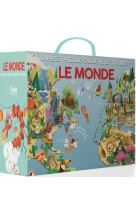 LIVRE ET PUZZLE CHERCHE ET TROUVE - LE MONDE