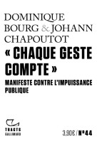 "Chaque geste compte"