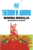 MINIMA MORALIA - REFLEXIONS SUR LA VIE MUTILEE