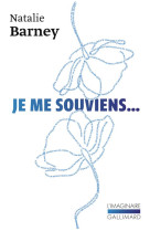 JE ME SOUVIENS...