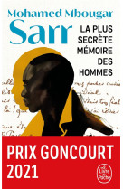 LA PLUS SECRETE MEMOIRE DES HOMMES