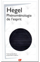 PHENOMENOLOGIE DE L-ESPRIT