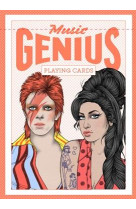 MUSIC GENIUS PLAYING CARDS /ANGLAIS