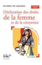 DECLARATION DES DROITS DE LA FEMME ET DE LA CITOYENNE - BAC 2024