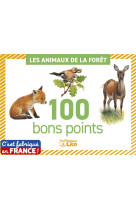 BOITE DE 100 BONS POINTS : LES ANIMAUX DE LA FORET