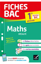 FICHES BAC : MATHS  -  1RE, SPECIALITE