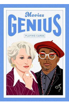 MOVIES GENIUS PLAYING CARDS /ANGLAIS