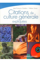 CITATIONS DE CULTURE GENERALE EXPLIQUEES