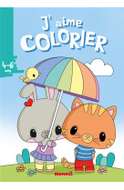 J-AIME COLORIER (4-6 ANS) (LAPINE ET CHAT)