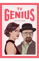 TV GENIUS PLAYING CARDS /ANGLAIS