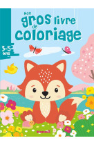 MON GROS LIVRE DE COLORIAGE (RENARD PRINTEMPS)