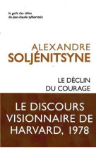 LE DECLIN DU COURAGE