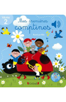 MES PREMIERES COMPTINES VOLUME 2 - LIVRE SONORE AVEC 6 PUCES - DES 1 AN