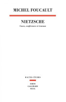 NIETZSCHE - COURS, CONFERENCES ET TRAVAUX