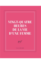 Carnet carré "Vingt-quatre heures de la vie d'une femme" (papeterie)