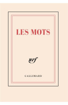 Carnet poche "Les mots" (papeterie)