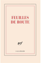 Carnet "Feuilles de route" (papeterie)