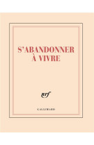 Carnet carré "S'abandonner à vivre" (papeterie)