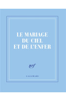 CARNET CARRE LE MARIAGE DU CIEL ET DE L-ENFER (PAPETERIE)