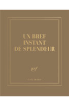 Carnet carré "Un bref instant de splendeur" (papeterie)