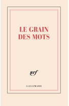 Carnet "Le grain des mots" (papeterie)