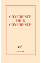 Grand carnet "Confidence pour confidence" (papeterie)