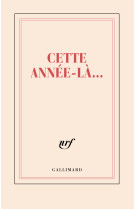 Carnet "Cette année-là" (papeterie)