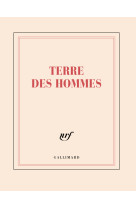 Carnet carré "Terre des hommes" (papeterie)