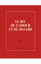 Carnet carré "Le jeu de l'amour et du hasard" (papeterie)