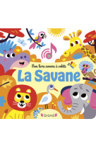 Mon livre sonore à volets - La savane