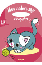 Mon coloriage à emporter (3-5 ans) (Chat)