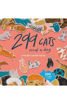 299 Cats (and a dog) A Feline Cluster Puzzle /anglais